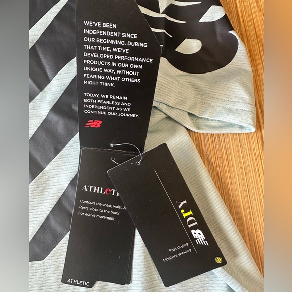 New Balance Mint and Black Graphic Tee - Picture 7 of 8